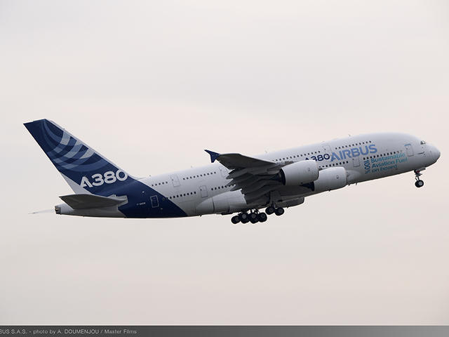 On 25 March, the A380 took to the skies for a maiden flight test operating one engine on Sustainable Aviation Fuel.  
