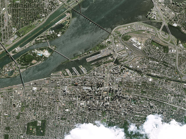 ICAO's Headquarters from space by Pléiade Neo - Copyright Airbus DS