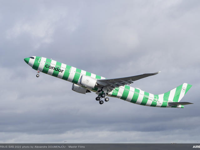 First flight A330neo to Condor