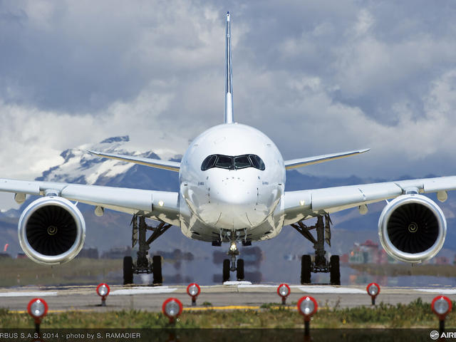 A350 at La Paz - Bolivia