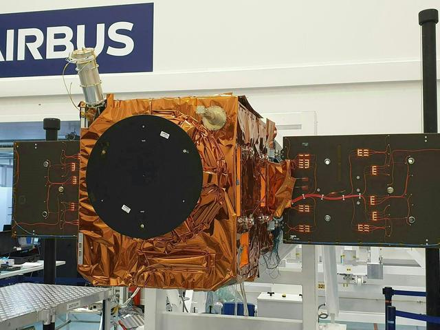 THEOS-2 satellite getting ready in Airbus cleanroom