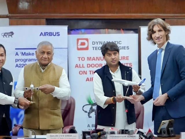 Airbus awards landmark aerospace order for A220 aircraft doors to Bengaluru-based Dynamatic Technologies