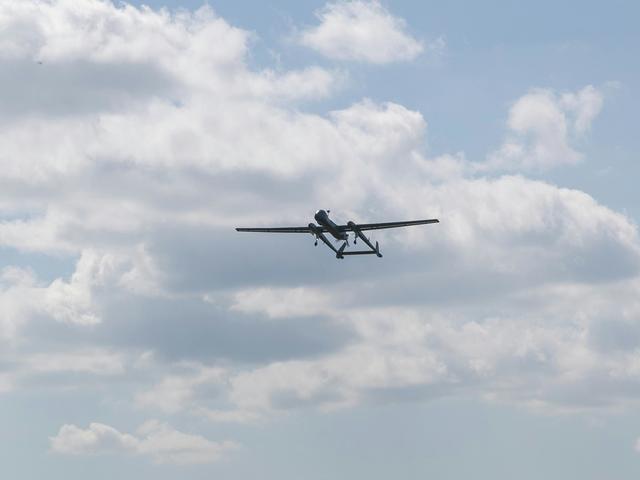 Erstflug HERON TP / Photo copyright: Bundeswehr/Cora Mohrdieck