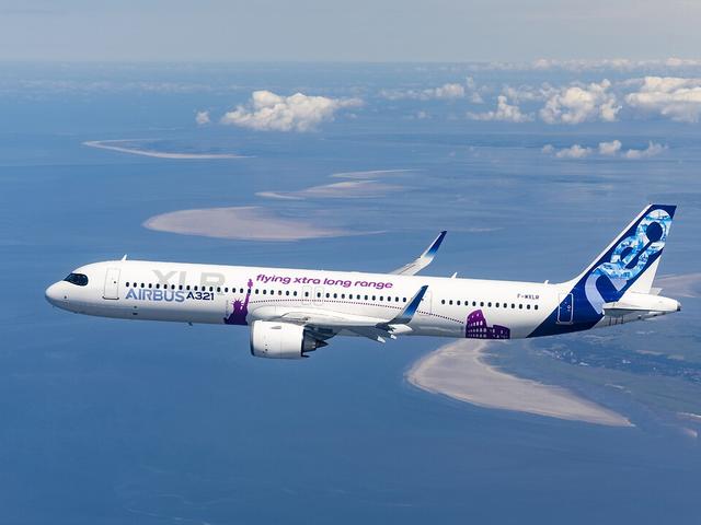 A321XLR in flight A321XLR in flight