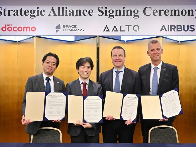 Members of the HAPS JAPAN Consortium, AALTO and Airbus signed the Tokyo Stratospheric Declaration on 29 May 2024