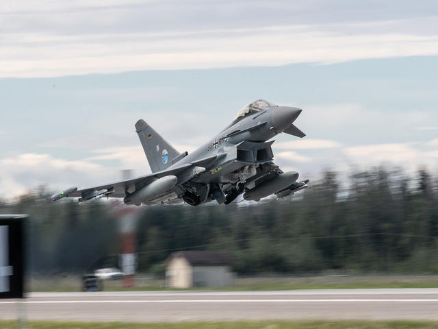 Eurofighter in Pacific Skies taking off | Copyright: Luftwaffe, Sherifa Kästner Eurofighter in Pacific Skies taking off | Copyright: Luftwaffe, Sherifa Kästner