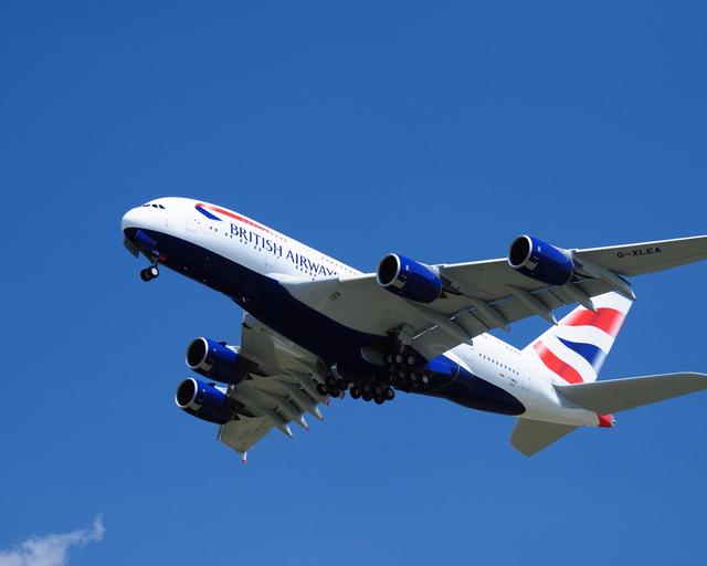 A380_British Airways take-off A380_British Airways take-off