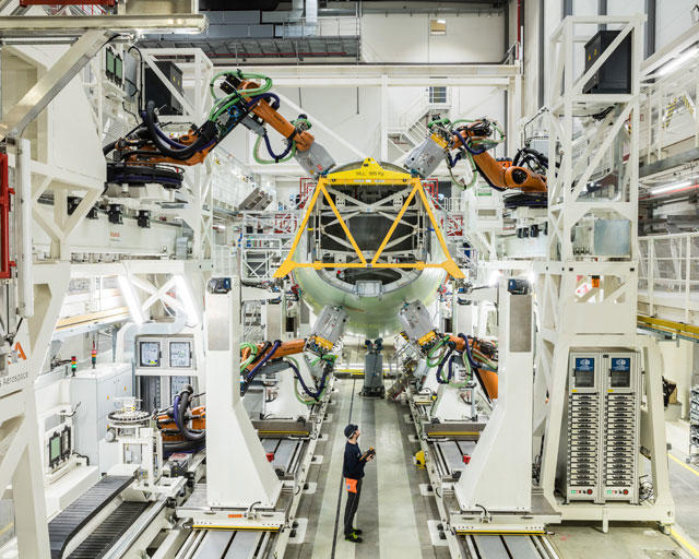 Hamburg A320 structure assembly line Hamburg A320 structure assembly line