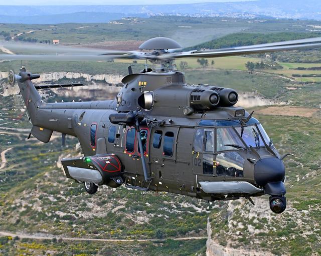 Airbus H225M in flight