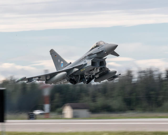 Eurofighter in Pacific Skies taking off | Copyright: Luftwaffe, Sherifa Kästner Eurofighter in Pacific Skies taking off | Copyright: Luftwaffe, Sherifa Kästner