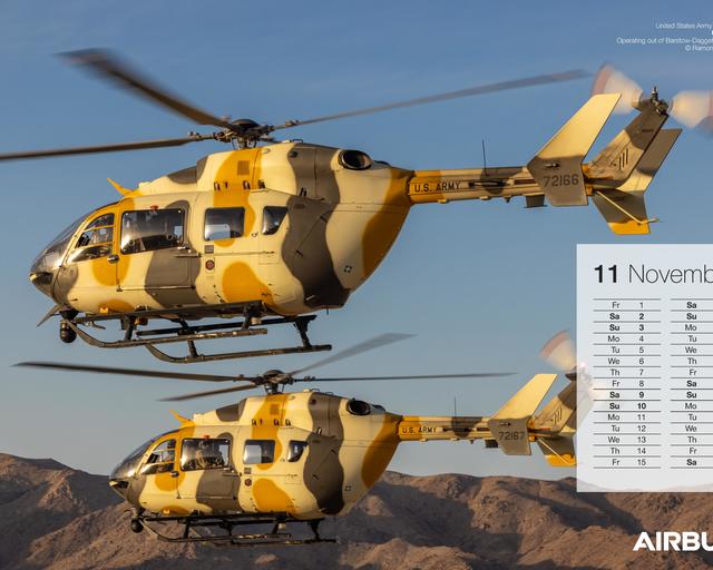 Airbus Helicopters calendars Airbus