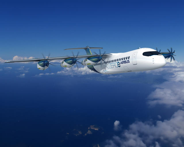 Airbus ZEROe 6 pods concept plane