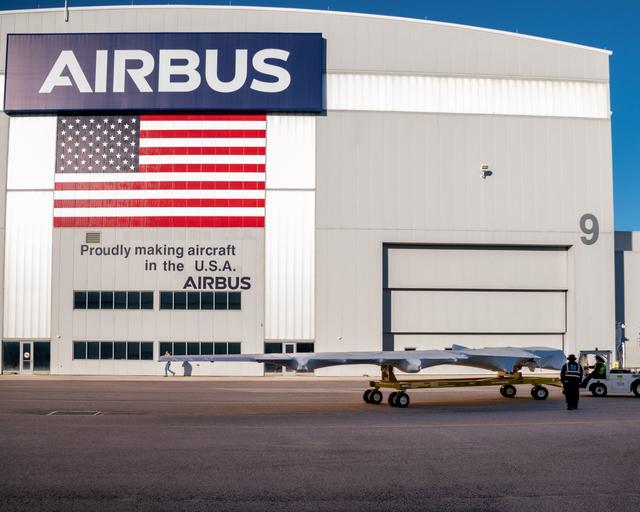American Flag On Hangar American Flag On Hangar