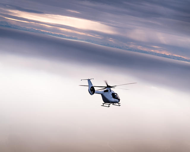 Airbus H140 in flight
