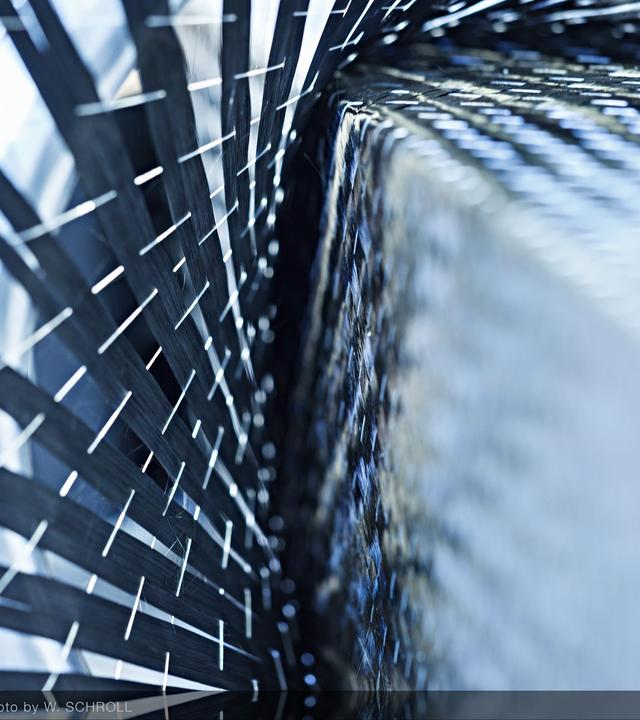 Composite carbon fiber weaving machine