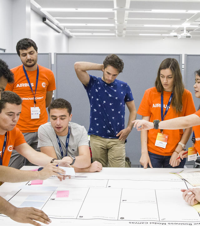 Graduates team business model exercise
