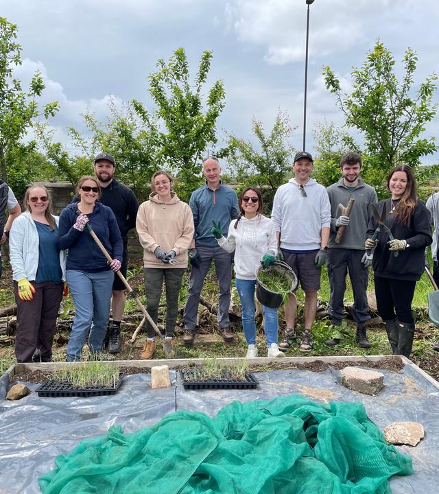 Pond restoration project with Avon Wildlife Trust