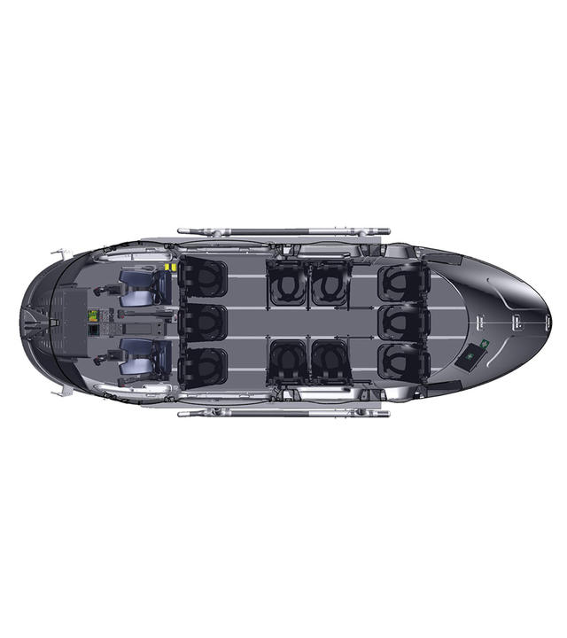 10 seats H145 configuration