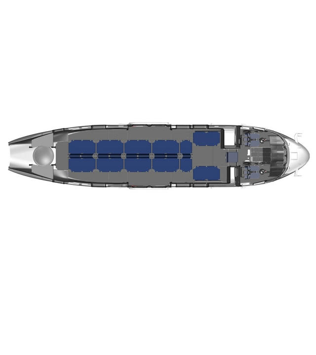 22 seats H215 configuration