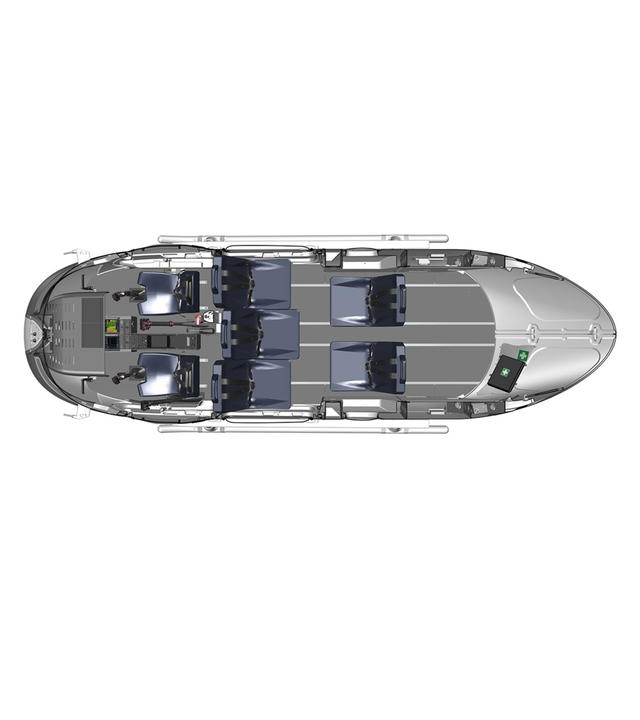 5 seats H135 Passenger Transport Configuration