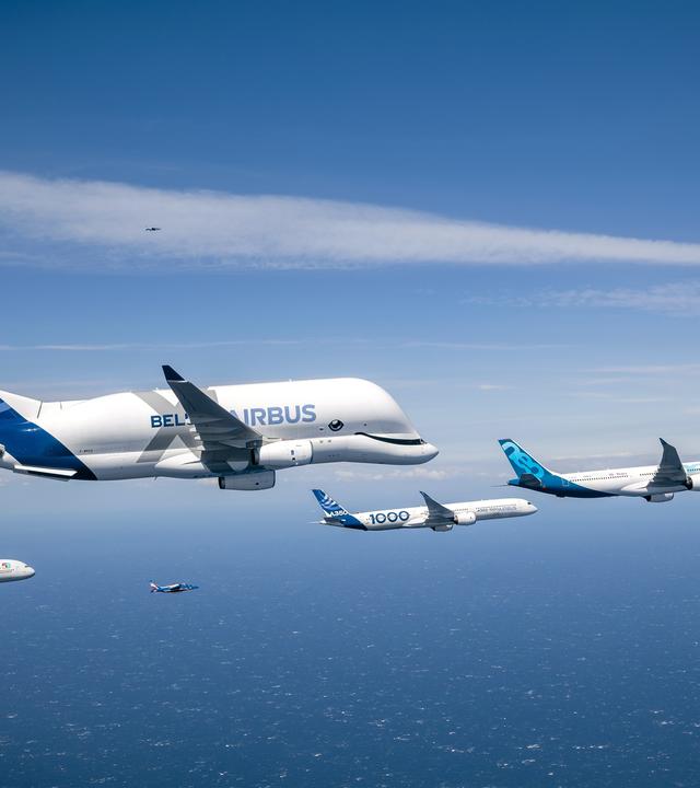 Commercial Aircraft formation flight