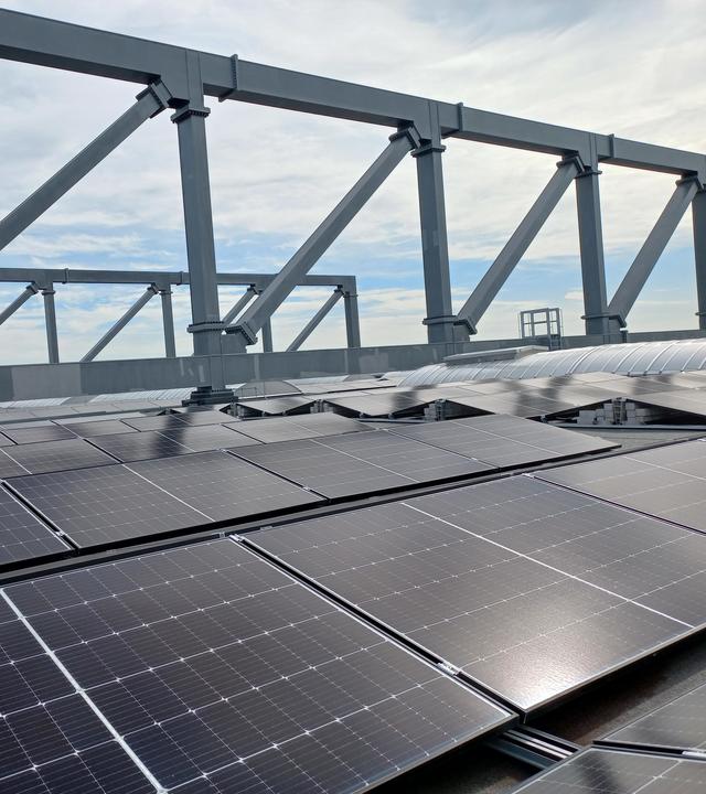Airbus Hamburg photovoltaic installation