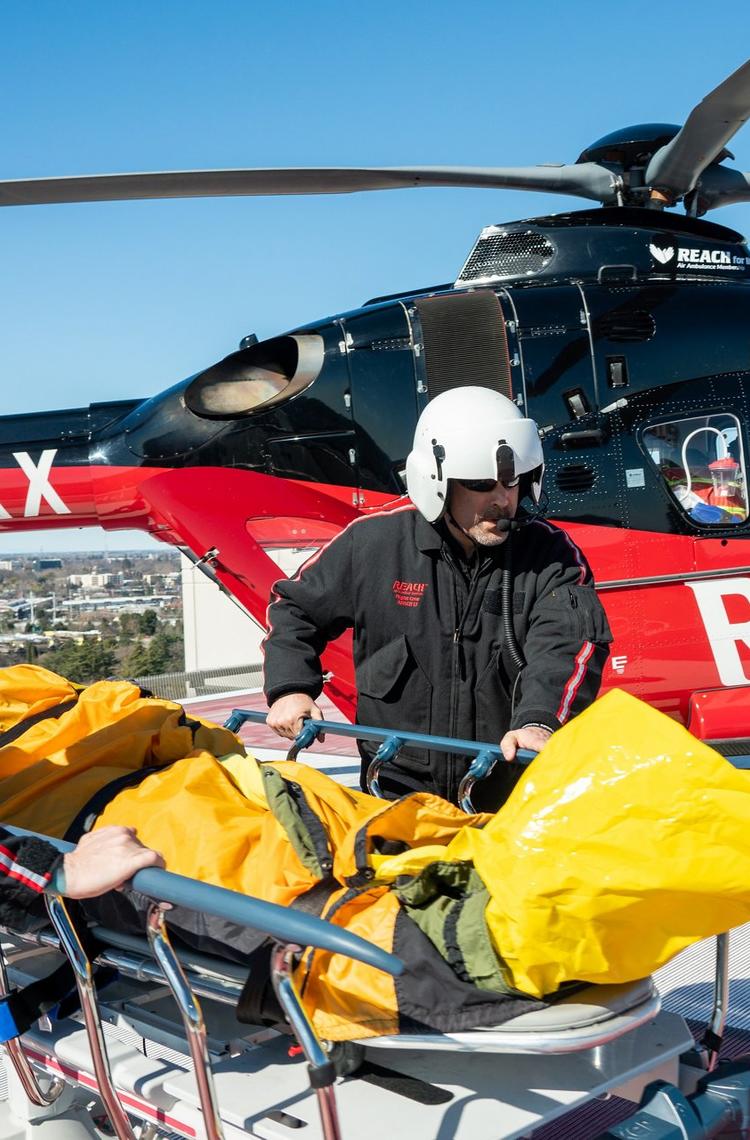 Air medical transport