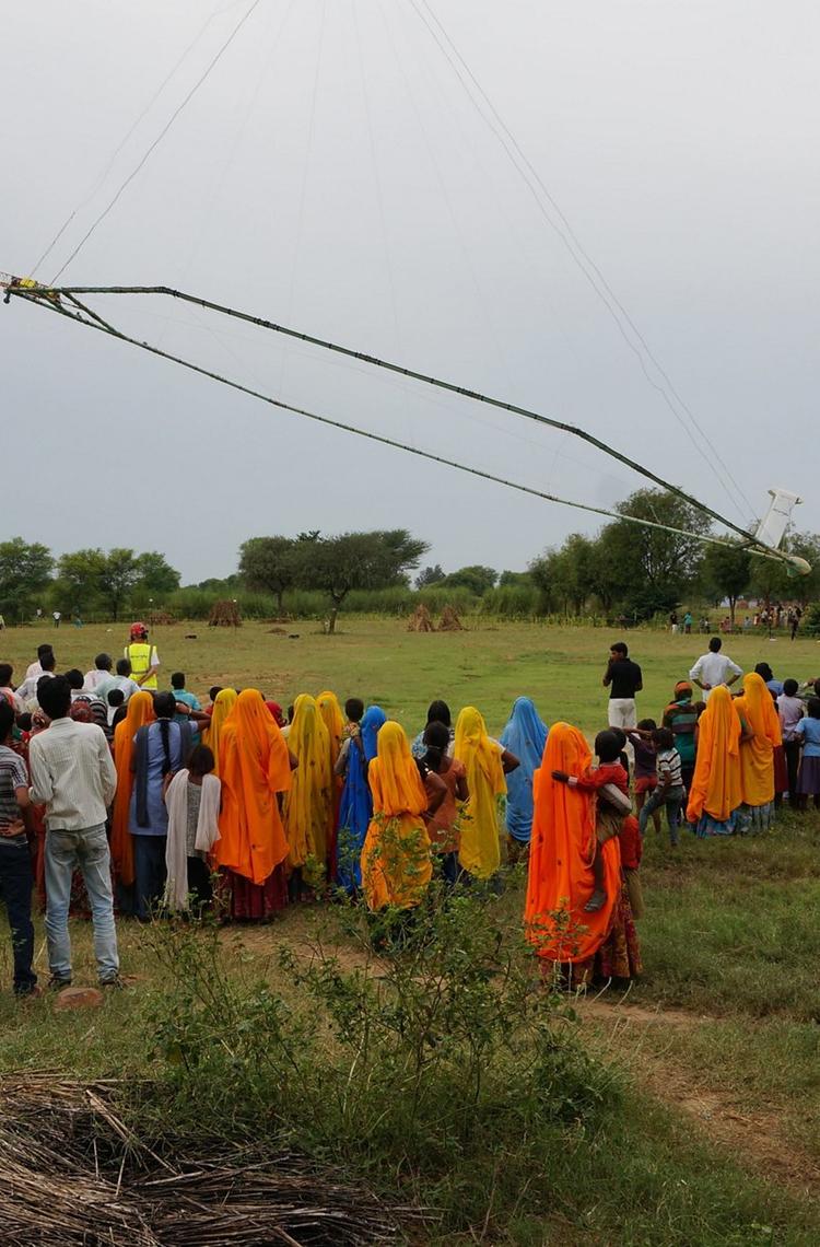 Finding drinking water from above