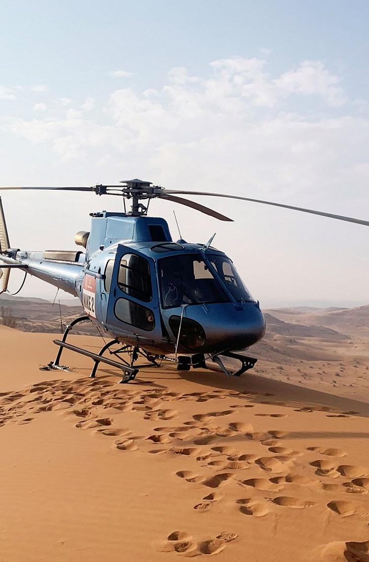The Dakar Rally as seen from above