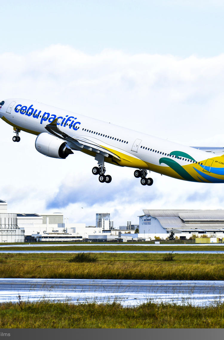 Cebu Pacific receives first A330neo - Ferry Flight