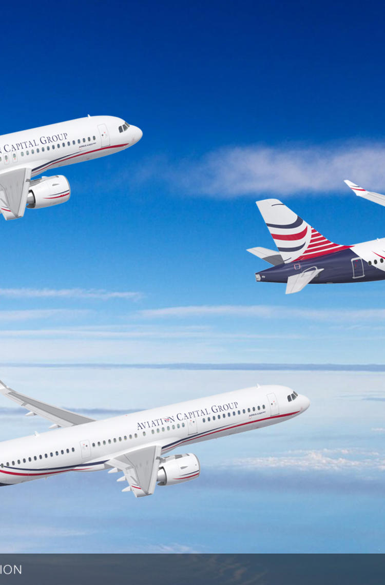 ACG A220-300, A320neo, A321XLR rendering