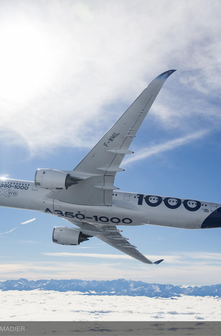 A350-1000 at the Singapore Airshow 2022