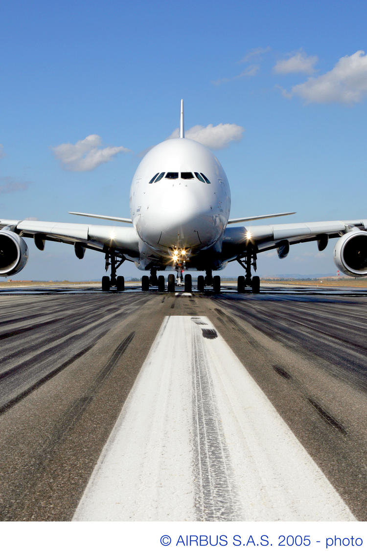 A380 Airbus on the ground