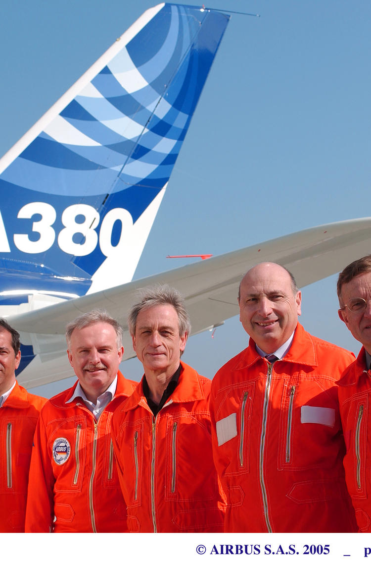 A380 first flight - flight test crew A380 first flight - flight test crew