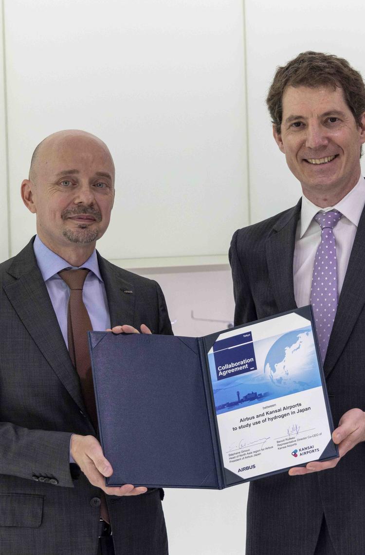 Airbus and Kansai Airports partner to study the use of hydrogen