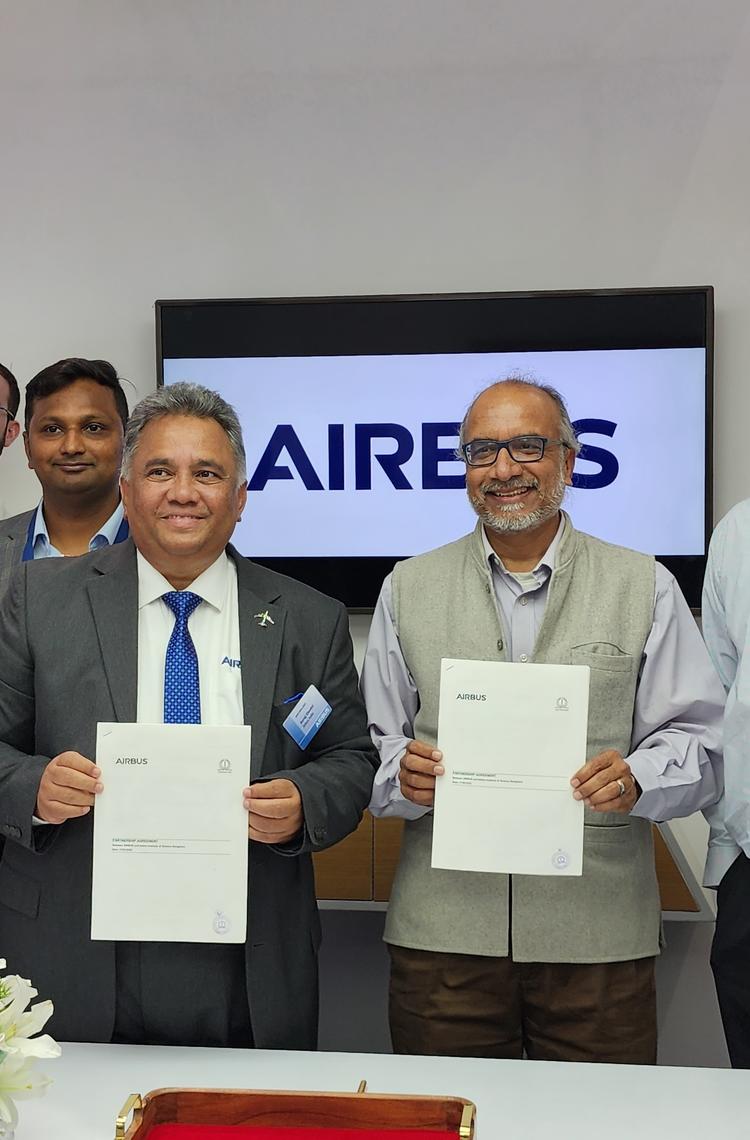 Airbus IISc MoU signing ceremony