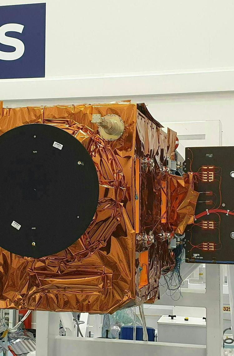 THEOS-2 satellite getting ready in Airbus cleanroom