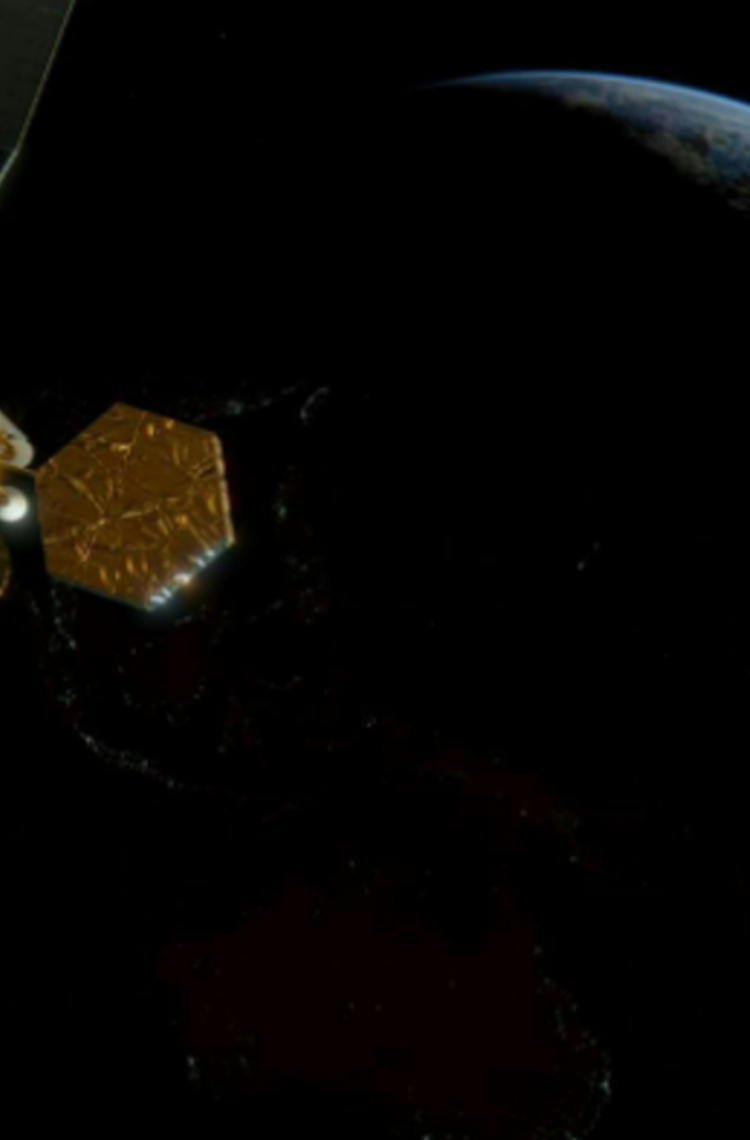 CGI of Airbus' Skynet 6A satellite, currently being built in Portsmouth, UK