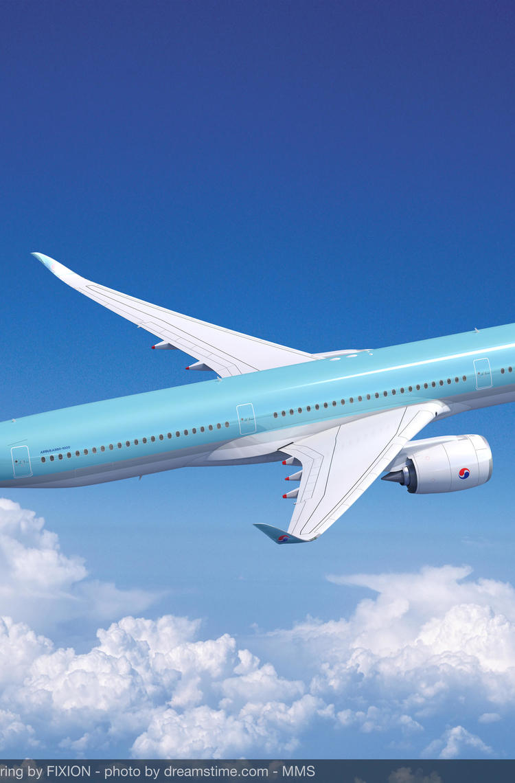Korean Air A350-1000 Rendering