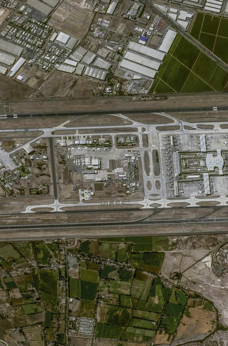 Airbus Pléiades Neo satellite image - Santiago Airport, Chile