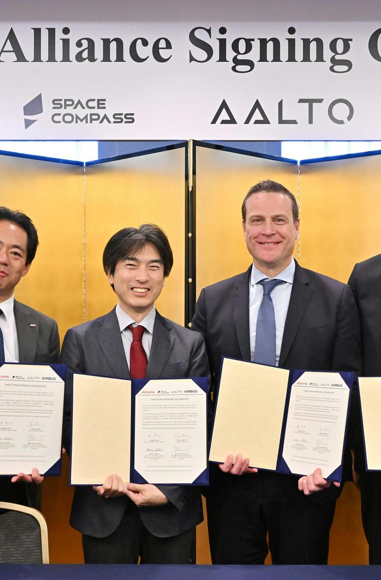 Members of the HAPS JAPAN Consortium, AALTO and Airbus signed the Tokyo Stratospheric Declaration on 29 May 2024