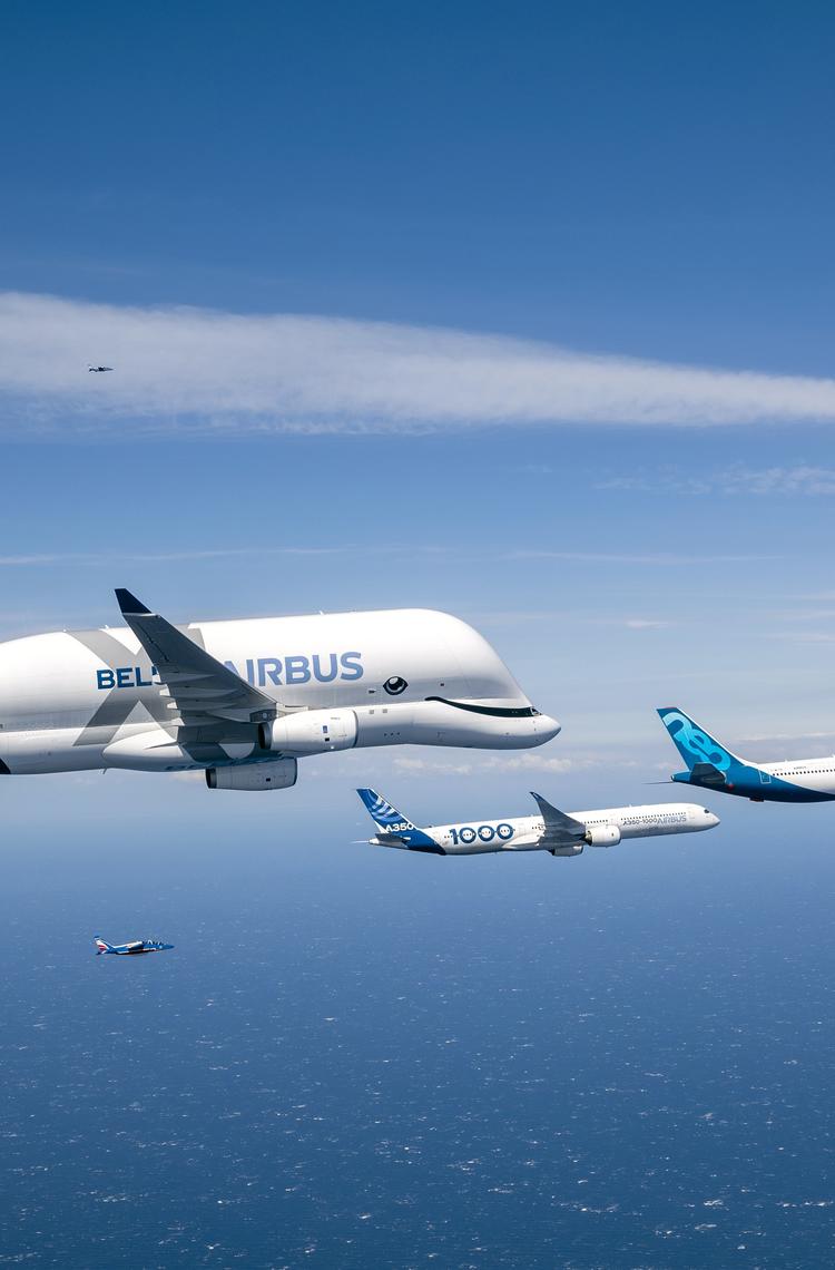 Commercial Aircraft formation flight