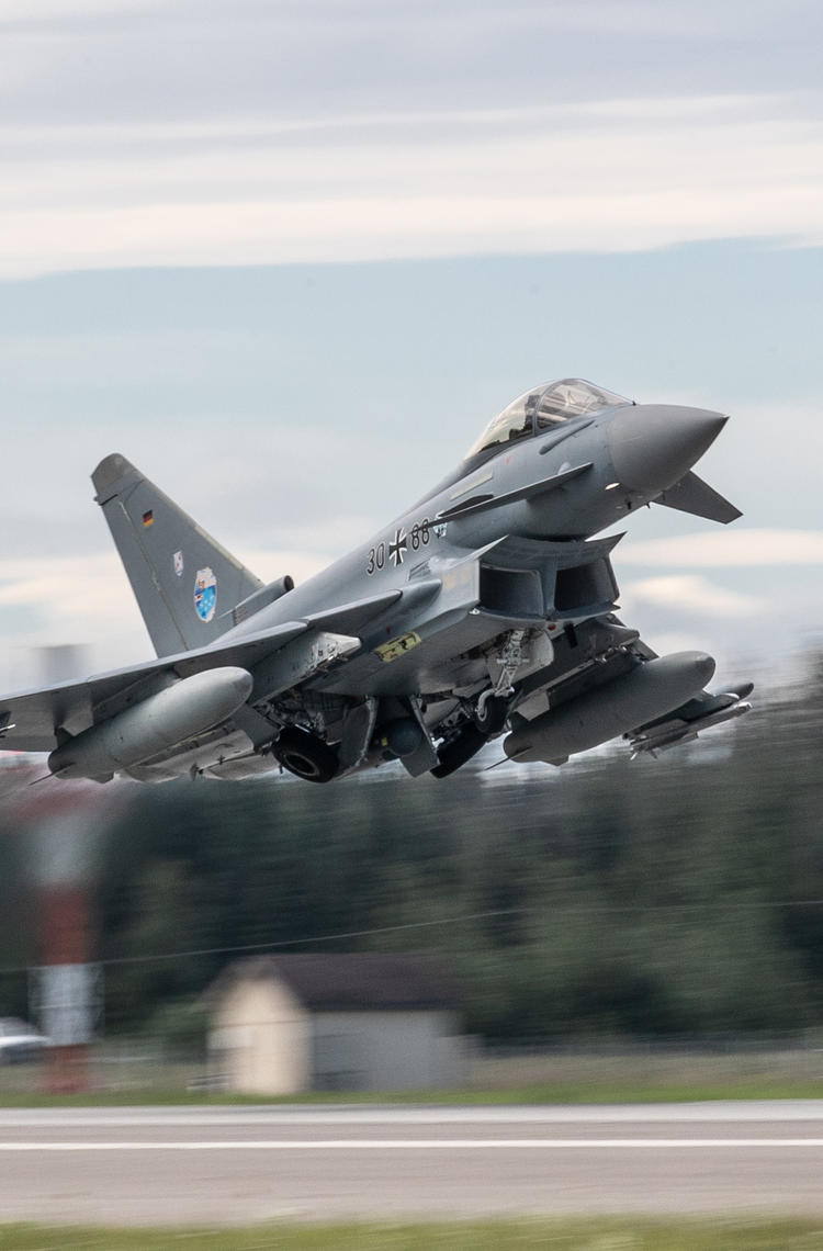 Eurofighter in Pacific Skies taking off | Copyright: Luftwaffe, Sherifa Kästner