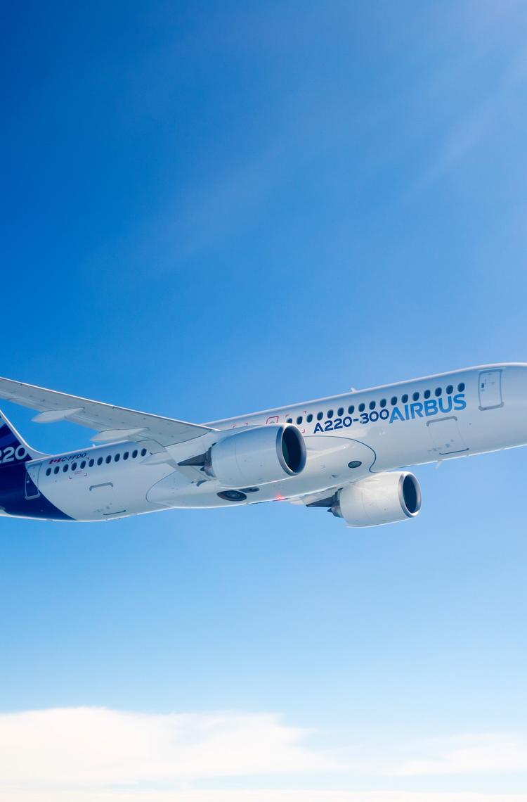 a220-300 in flight a220-300 in flight