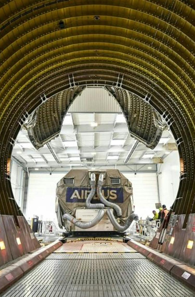Thuraya-4 loaded into Beluga