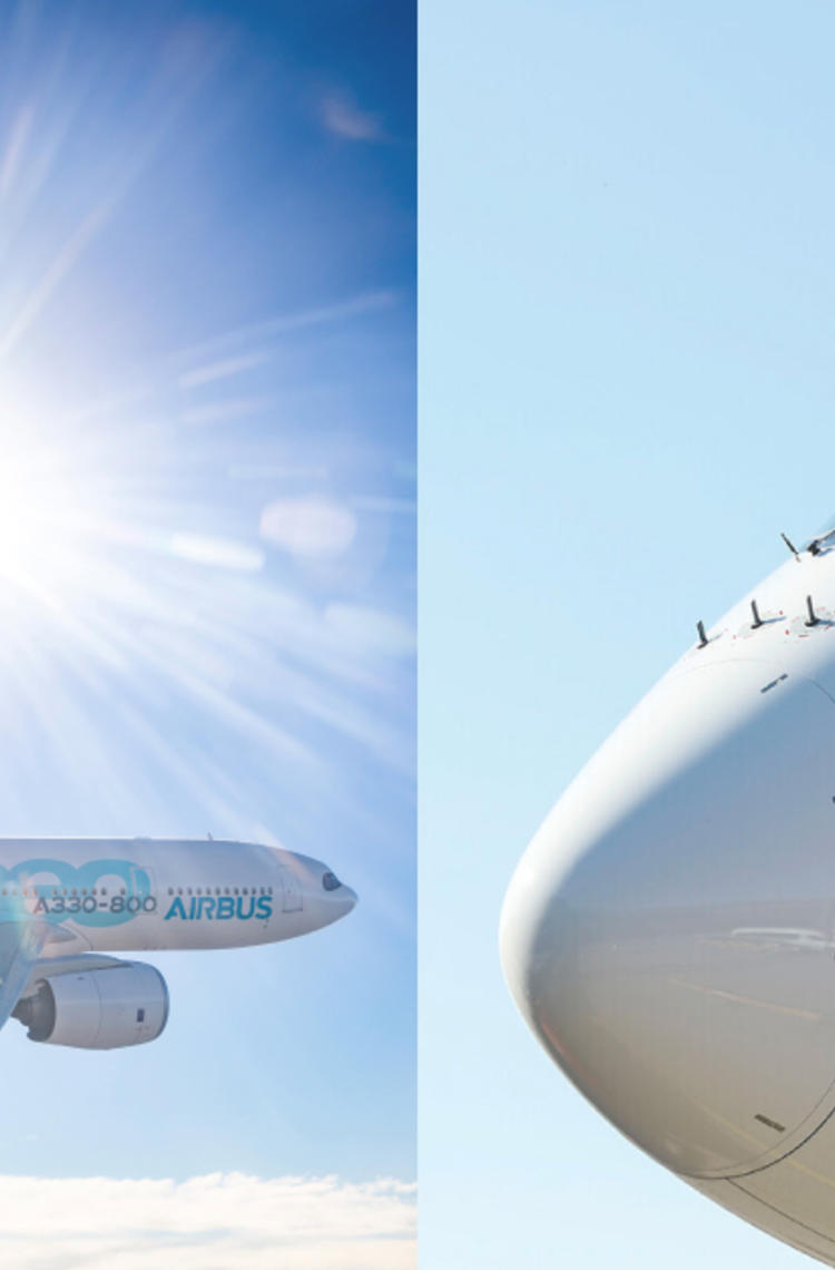 View of a plane