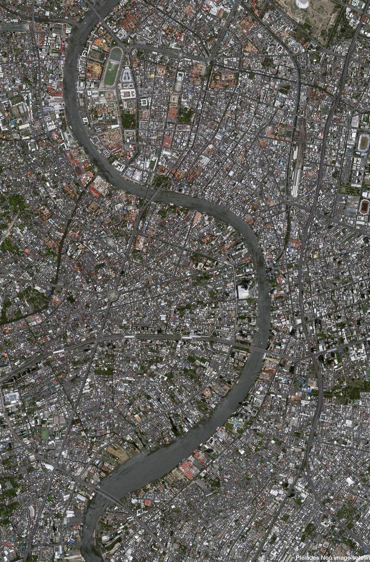 Bangkok, Thailand Satellite image from Pléiades Neo