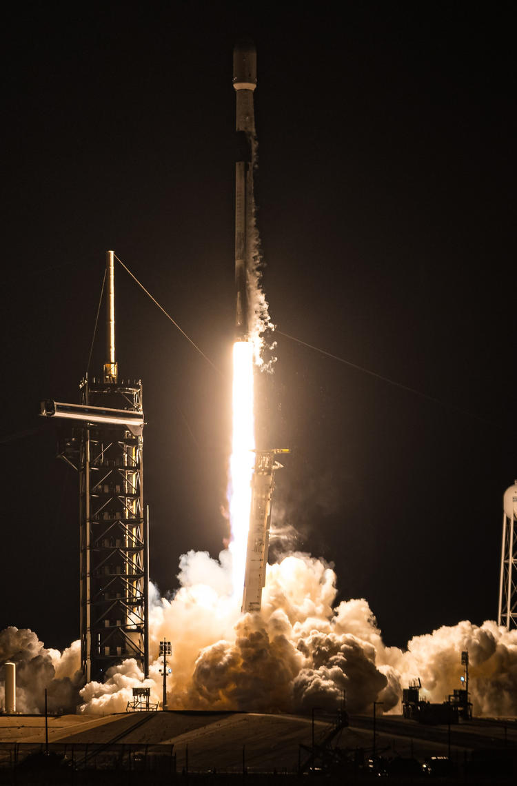 SpainSatNG-I launch copyright © SpaceX 2025