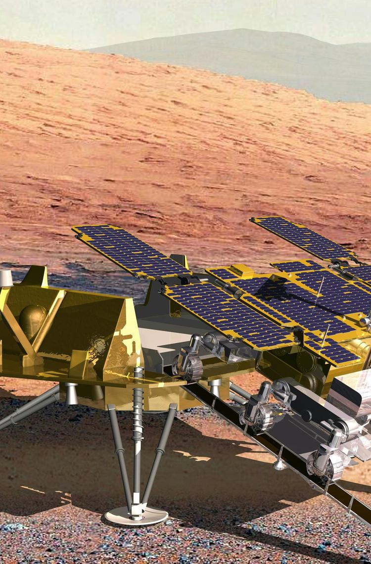 Artist view of ExoMars Lander 1