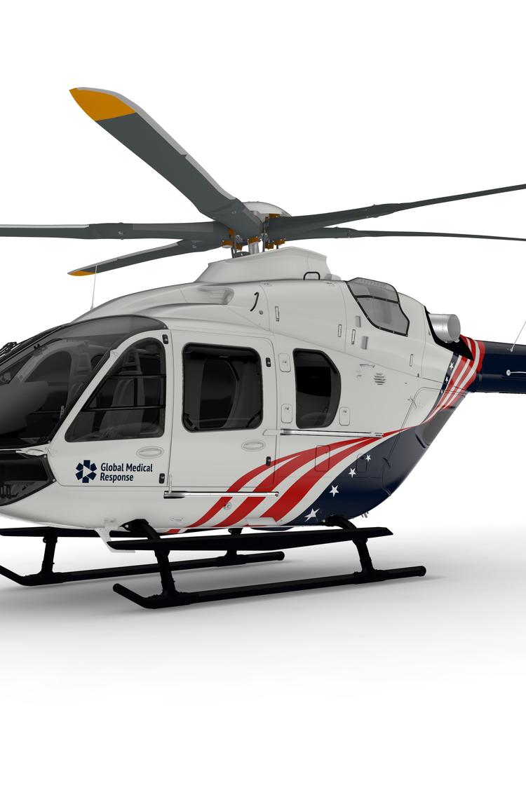 Digital rendering of GMR's Airbus H140